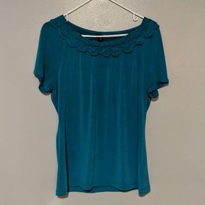 Women's turquoise blouse